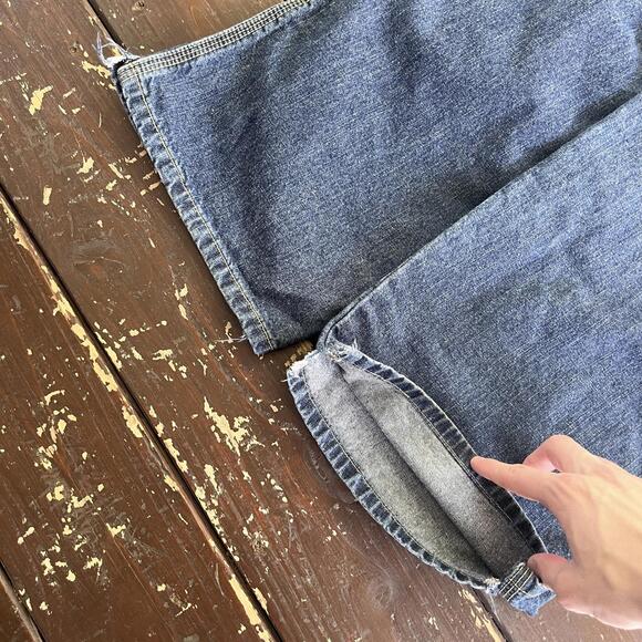 (34x32) Vintage 90s Y2K Levi's Silvertab Carpenter Jeans Baggy Faded Skater JNCO - Picture 8 of 8